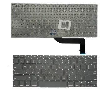 Apple MacBook Pro 15" Retina A1398 tastatūra, US, melna