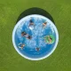Bestway 57372 Inflatable Ring Garden Pool 457x107 cm (18-in-1)