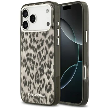 Чехол Karl Lagerfeld IML с леопардовым принтом MagSafe для iPhone 17 Pro Max —...