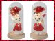 Glowing Everlasting Rose with Teddy Bear Women\'s Day Gift