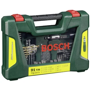 Набор сверл и бит Bosch V-Line Titanium, 91 предмет