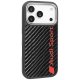 Audi iPhone 17 Pro vāciņš R8 Carbon Fiber MagSafe, melns
