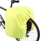 Large Bicycle Rear Rack Bag with 3 Compartments, Black