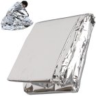 Emergency Thermal Survival Blanket 140x210 cm, Silver