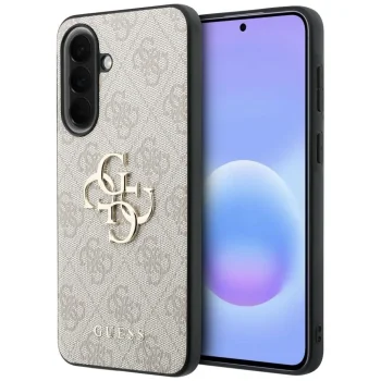 Чехол Guess Leather 4G Metal Logo для Samsung Galaxy A57 5G, розовый