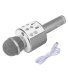 Karaoke microphone portable wireless speaker WS-858, Silver
