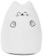 Bakalu Silicone LED Night Light for Kids Kitten, White