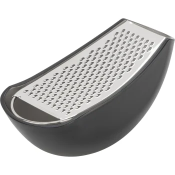 Siera rīve ar trauku Alessi Parmenide AARU01 B, melna / sudraba