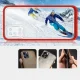 Vāciņš Samsung Galaxy A03s telefonam Hybrid Armor Clear 3in1, sarkans