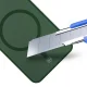 Чехол 3mk Smoke MagCase для Samsung Galaxy S24 с MagSafe, полупрозрачный зеленый
