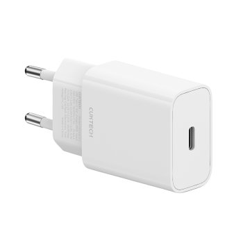 Cuktech HA716C 20W USB-C GaN tīkla lādētājs balts