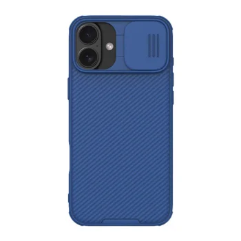 Чехол Nillkin CamShield Pro для iPhone 16 Plus, синий