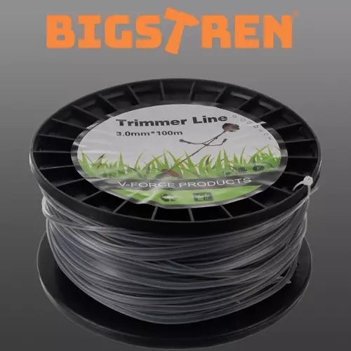 Reinforced Square Trimmer Line 3mm 100m Bigstring 21025 (0)