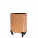 Профессиональный большой косметический чемодан на колесах, Rose Gold