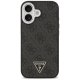 Guess iPhone 17 vāciņš 4G PU Leather MagSafe, melns