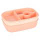 Three-Tier Lunch Box with Compartments, 1900ml, Orange