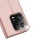 Atverams vāciņš Dux Ducis Skin Pro priekš Xiaomi 13 Pro ar statīvu un kartes kabatu, rozā
