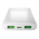 Puro DAILY 10 PLUS ārējais akumulators 10000mAh 22.5W, balts