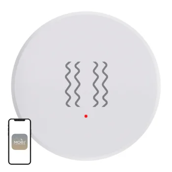 MOES ZSS-S02-VBR-C ZigBee vibrāciju sensors