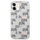 Apple iPhone 12 mini 5.4\'\' US Polo Logo Mania Collection Case Cover (USHCP12SPCUSPA6), White | Telefona Maciņš...