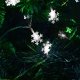 Ikonka Snowflake LED String Lights 10m 100LED, Cold White