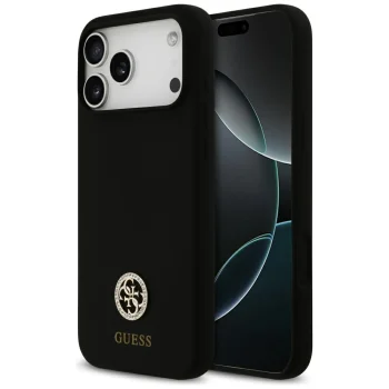 Guess Metal Outline MagSafe vāciņš iPhone 17 Pro Max — Zelts | Phone Case Cover