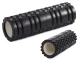 Masāžas Jogas Fitnesa Pilates Putu Rullis - 30x10cm, Melns| Foam Yoga Massage Roller