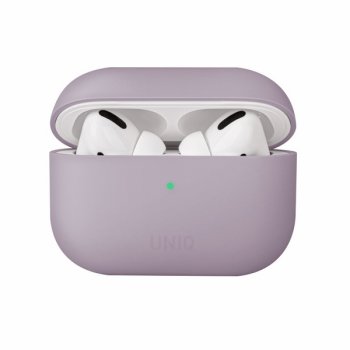 Uniq Lino Silicone Case for AirPods Pro, Lavender