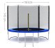 Malatec Outer Safety Net for Trampoline 180-183 cm (6FT), 6 Poles