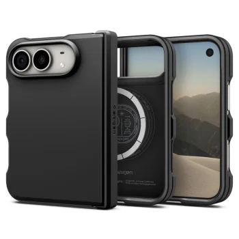 Spigen Tough Armor T MagSafe vāciņš Apple iPhone Duo telefonam, melns