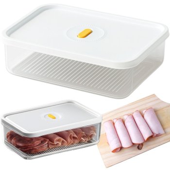 Герметичный контейнер для еды с датой 1,4 л, органайзер для кухни