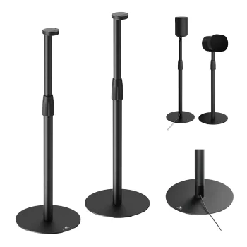 Напольные стойки для колонок Maclean Sonos Era 100 & 300, 2 шт., MC-496, черные