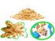 Kinētiskās smiltis 2kg + veidnes + piepūšamā smilšu kaste, Bēšs | Kinetic Sand