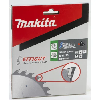 Makita EFFICUT E-12223 ripzāģa asmens WPC 165 x 20 mm, 40T