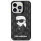 Чехол Karl Lagerfeld Monogram Ikonik для iPhone 15 Pro Max - прозрачный
