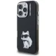 Karl Lagerfeld IML Aquarelle Choupette & Logo vāciņš iPhone 16 Pro, melns