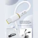 Dudao L25C USB-C uz USB-C silikona kabelis 60W 1m, balts