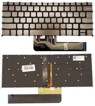 Клавиатура Lenovo ThinkBook 14 G2 / G3 с подсветкой, US, серая