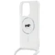 Karl Lagerfeld iPhone 15 Pro Max Case Crossbody IML Karl Head MagSafe - Transparent