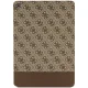 Guess iPad 10.2\" чехол-книжка 4G Stripe Allover, коричневый