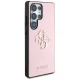 Чехол Guess Grained Big 4G Logo для Samsung Galaxy S25 Ultra, розовый