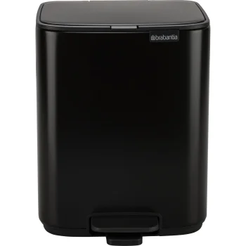 Brabantia Bo pedāļa atkritumu tvertne, 7 l, Matt Black