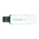 USB zibatmiņa Philips Snow Edition 256 GB USB 3.0, balta/zaļa