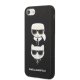 Karl Lagerfeld Saffiano Karl&Choupette Head vāciņš iPhone SE 2022/2020/8/7
