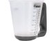 Digitālie virtuves svari-mērtrauks ar LCD displeju 1kg/1g, melni