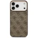 Guess 4G PU Classic Logo MagSafe Case for iPhone 17 Pro Max - Brown