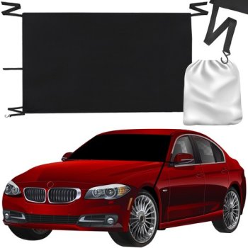 Xtrobb Car Windshield Sun and Frost Cover, Black