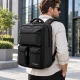 NORLÄNDER Twill Backpack mugursoma datoram, 34 l, melna