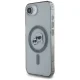 Karl Lagerfeld IML Metal Karl & Choupette MagSafe vāciņš iPhone 16e, melns