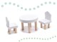 Bērnu Spēļu Koka Leļļu Māja ar Mēbelēm un LED Gaismu LULILO, 78cm | Play Dollhouse with Furniture
